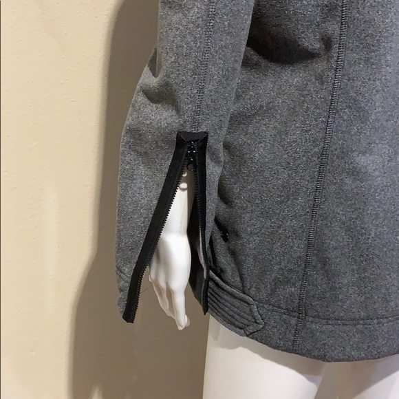 Lululemon Moto Jacket Black / Ambient Grey / Black - Picture 5 of 8